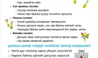 Хүүхдийн хөгжлийн бэрхшээл, хоцрогдлыг эрт илрүүлье.
