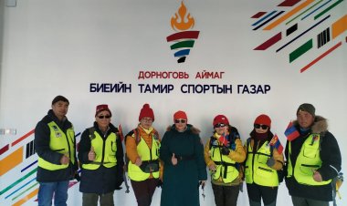 Дорноговь аймгийн явган алхалтын холбооны алхагчдадаа уртын алхалтад нь амжилт хүсэж, эрүүл мэндийн урьдчилан сэргийлэх үзлэгт хамрууллаа.