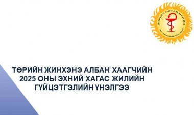 ТӨРИЙНЭ ЖИНХЭНЭ АЛБАН ХААГЧИЙН 2025 ОНЫ ХАГАС ЖИЛИЙН ГҮЙЦЭТГЭЛИЙН ТӨЛӨВЛӨГӨӨНИЙ ҮНЭЛГЭЭ